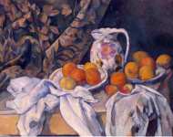 Cezanne Paul Still Life with a Curtain  - Hermitage